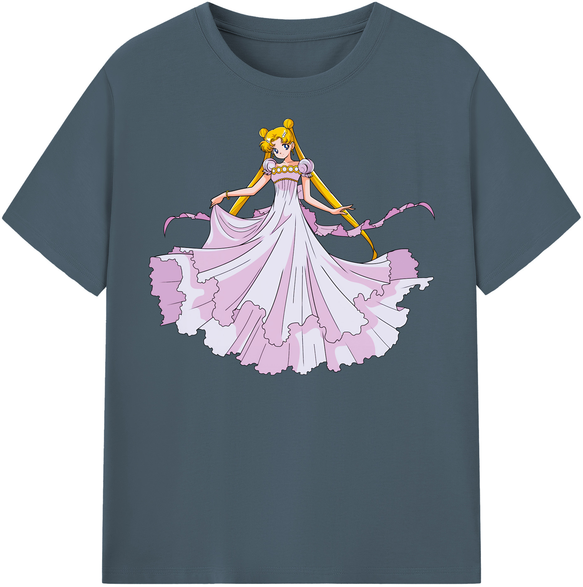 （画像用） 美少女戦士セーラームーン 愛野 美奈子 あいの みなこ Sailor Moon Aino Minako 綿100％半袖Tシャツ（フロントプリント）